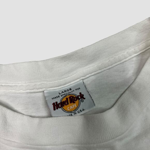 Hard Rock Cafe Niagara Falls VTG 90s Destination Tee T-Shirt White Adult Large - Picture 4 of 5